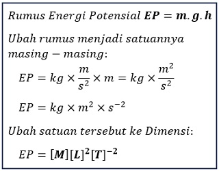 contoh soal dimensi